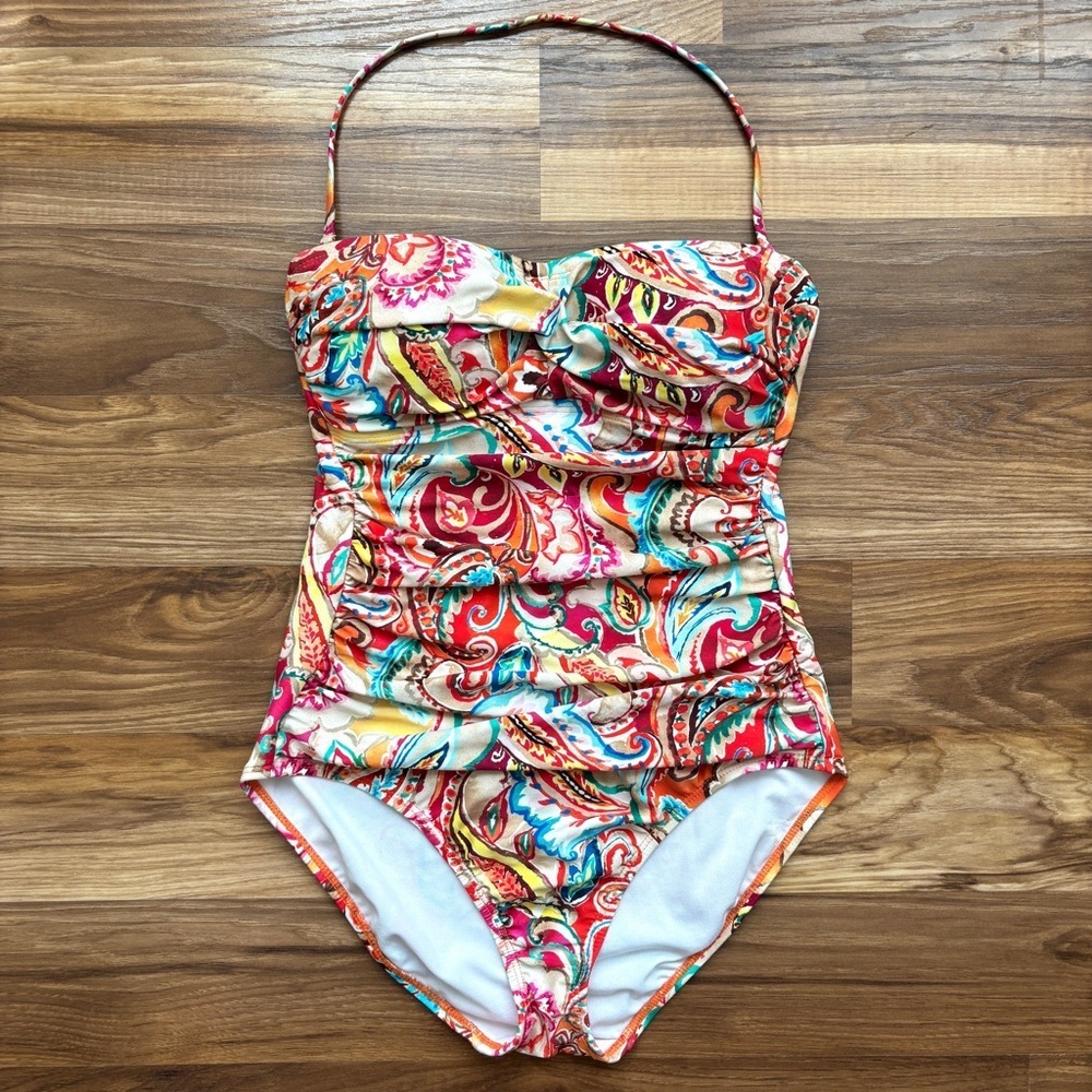 Lauren Ralph Lauren Boho Sunrise Paisley Mio One-Piece Multi Swimsuit